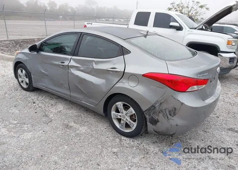 2013 Hyundai Elantra Gls from USA, damaged, VIN KMHDH4AE4DU891934